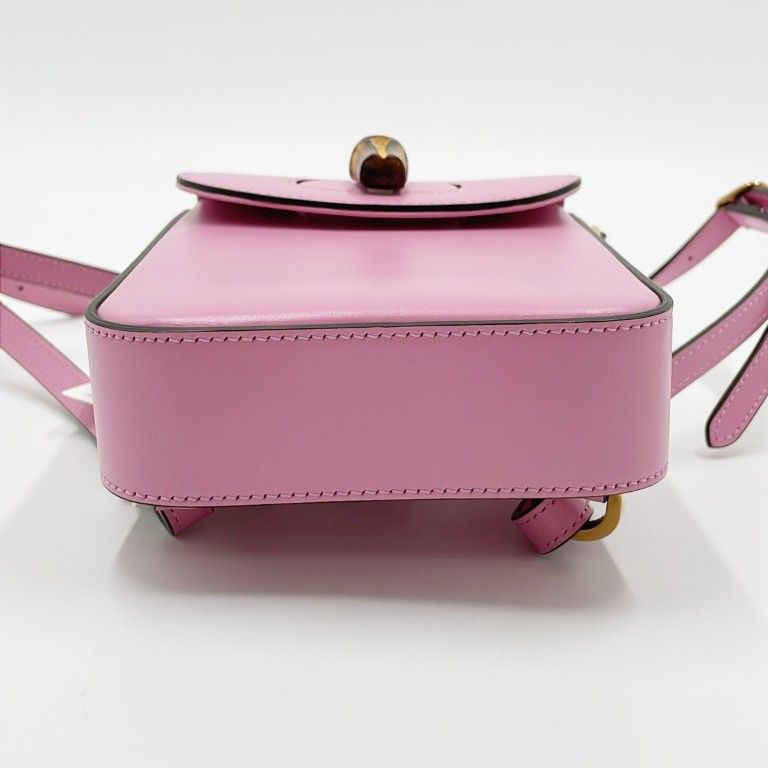 Gucci Handbag Bamboo Line Pink Calf 3Way — view 3