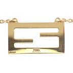 Fendi Necklace Is Gold Metal — view 3