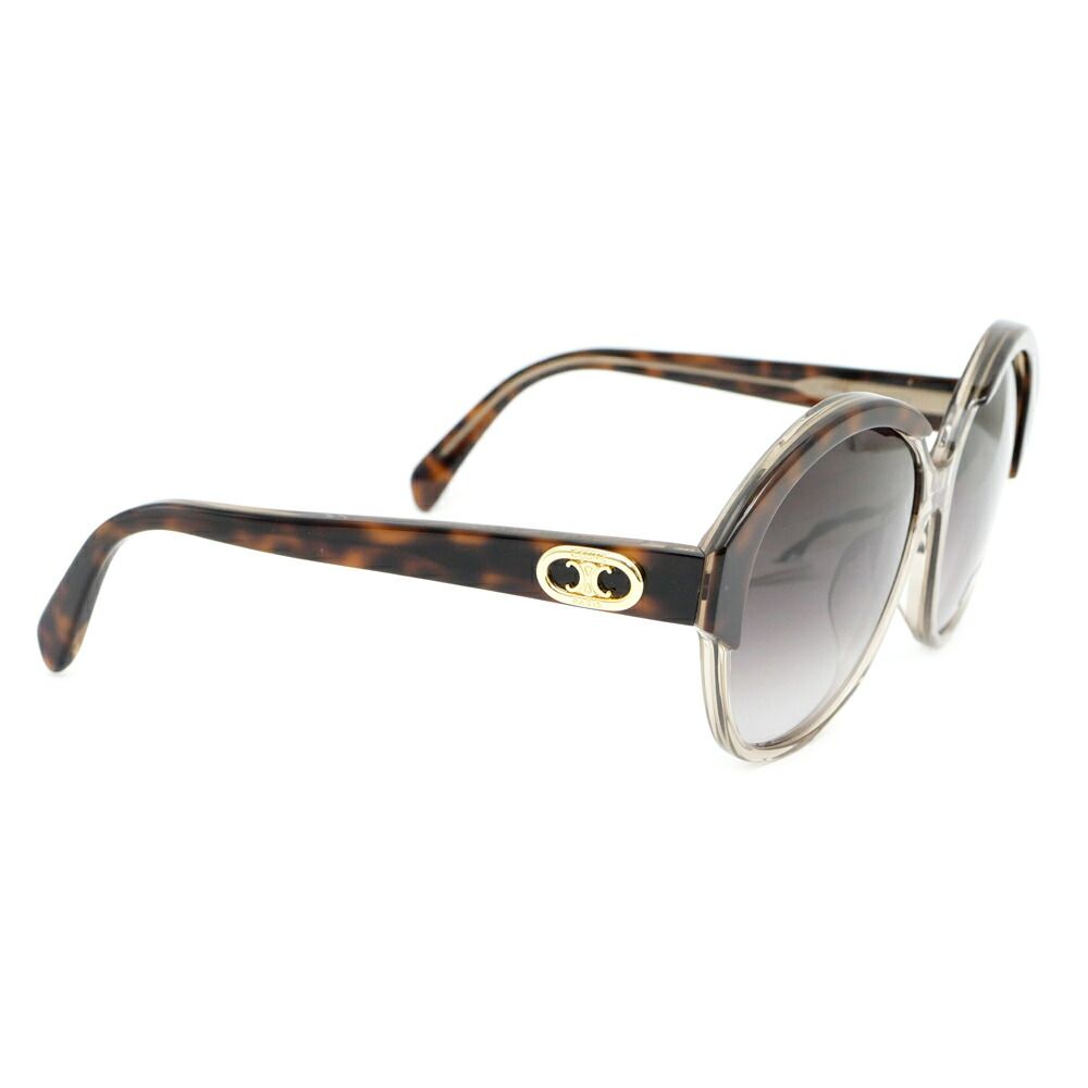 Celine Sunglasses Clear Brown Gold Eyewear — view 3
