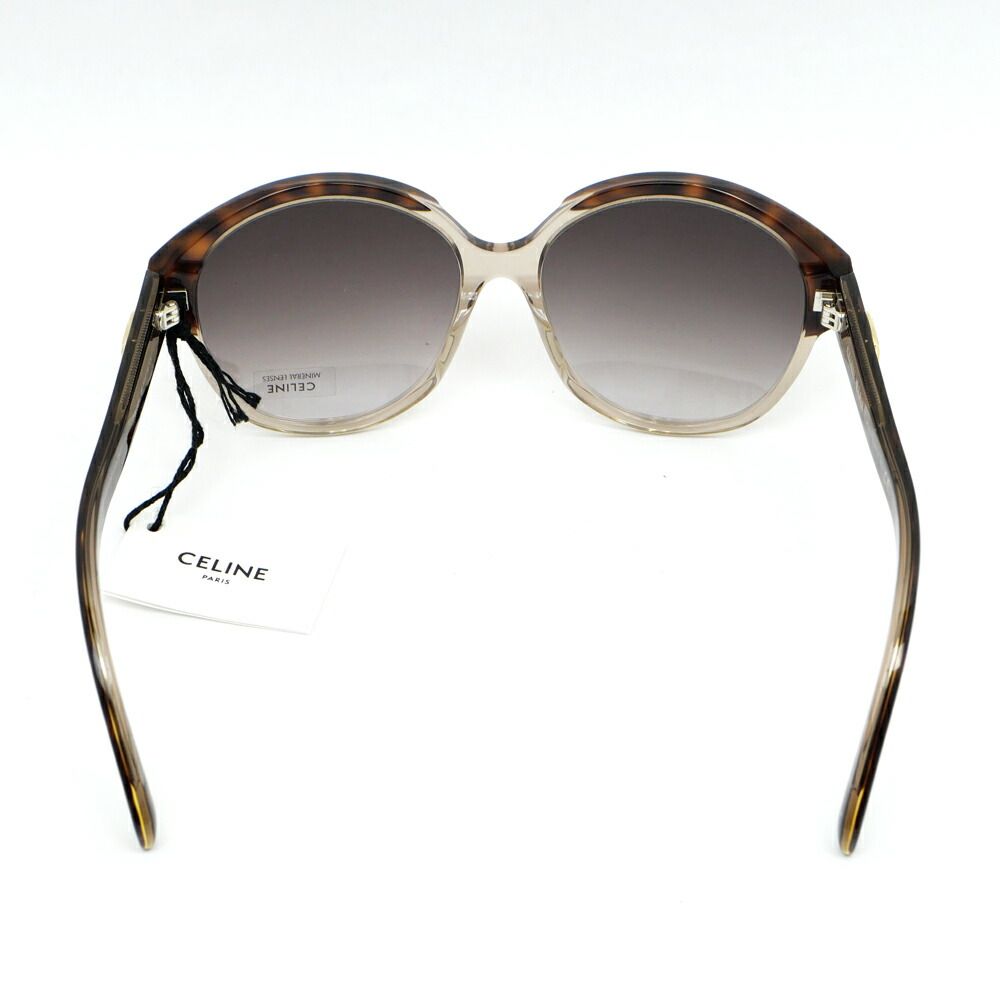 Celine Sunglasses Clear Brown Gold Eyewear — view 2