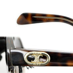 Celine Sunglasses Clear Brown Gold Eyewear — view 7