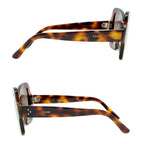 Celine Sunglasses Rhinestone Brown Silver — view 5