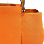 Hermes Tote Kabak Elan PM Canvas Leather Orange — view 4