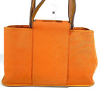 Hermes Tote Kabak Elan PM Canvas Leather Orange — view 3