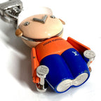 Louis Vuitton Key Holder Bag Charm Gaston Jim Metal White — view 2