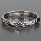 Chanel Quilted Diamond Ring — view 4