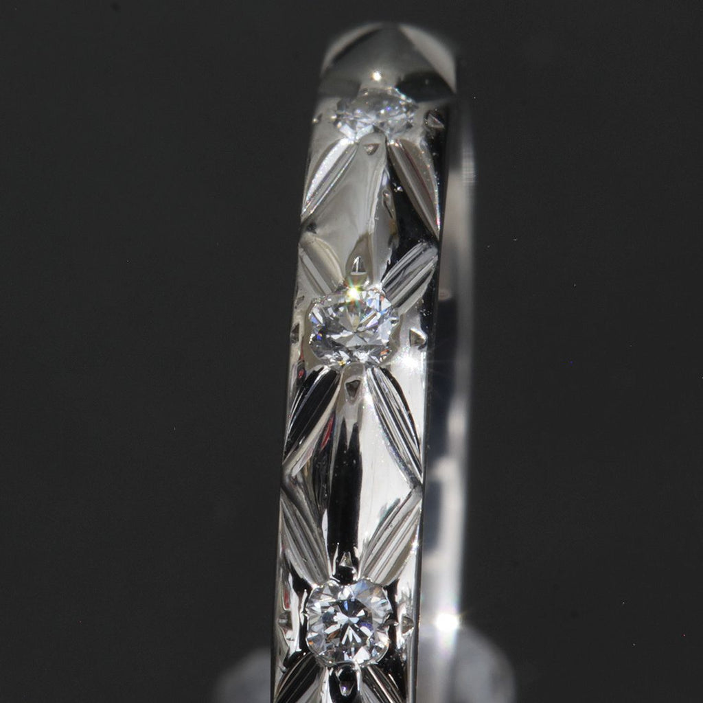 Chanel Quilted Diamond Ring — view 2