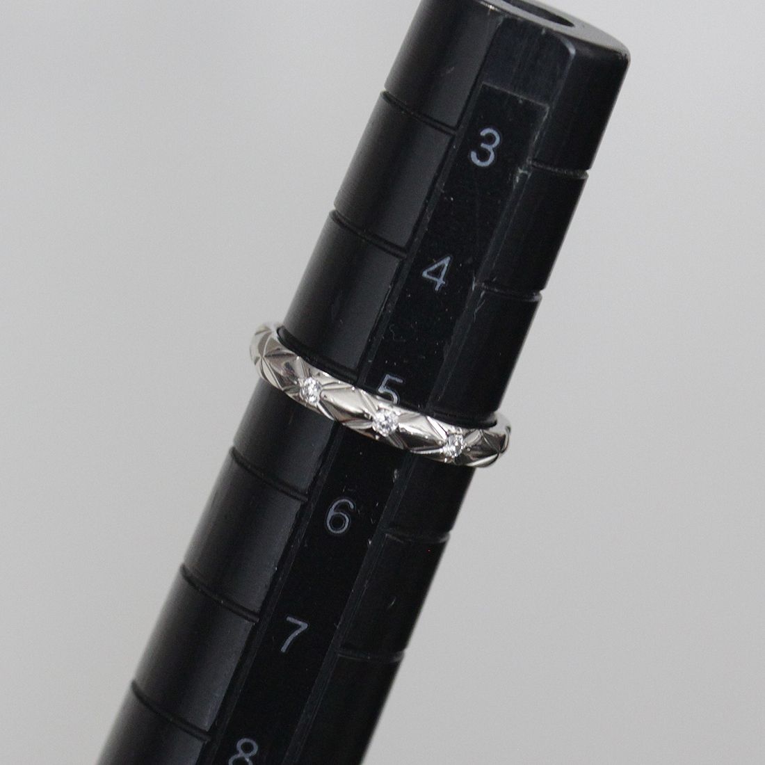 Chanel Quilted Diamond Ring — view 8