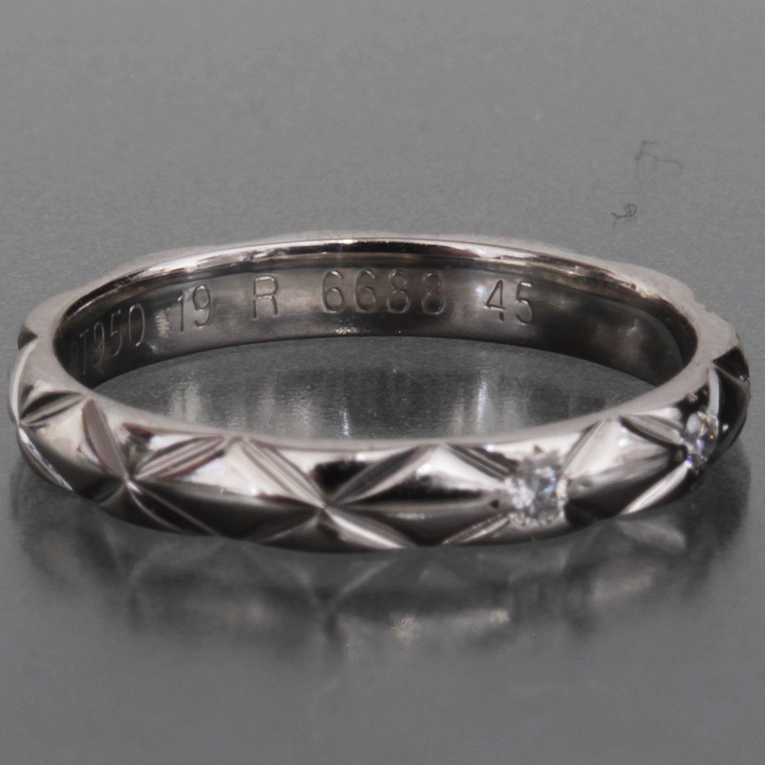 Chanel Quilted Diamond Ring — view 6