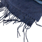 Fendi Ori Rug Silk Mohair Muffler Navy Scarf — view 5