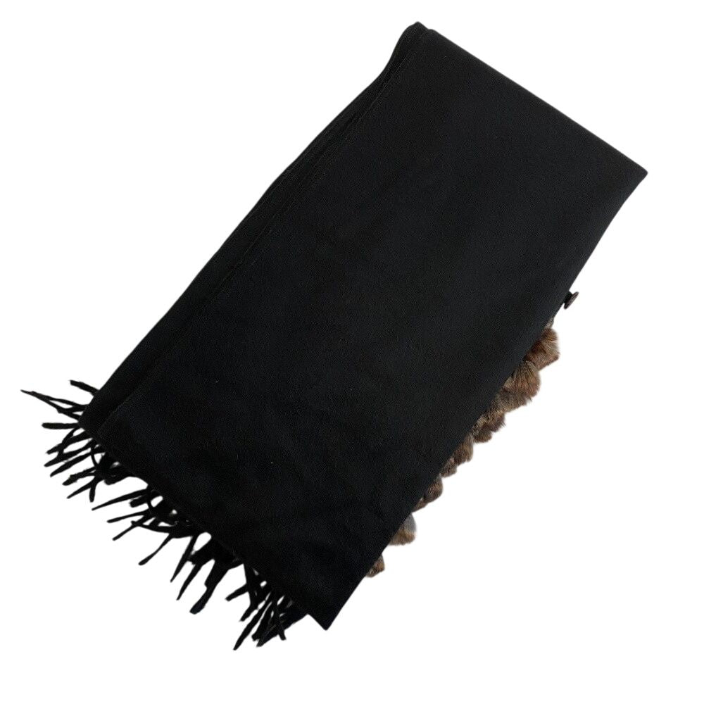Fendi Muffler Black Scarf — view 3