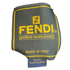 Fendi Muffler Black Scarf — view 8