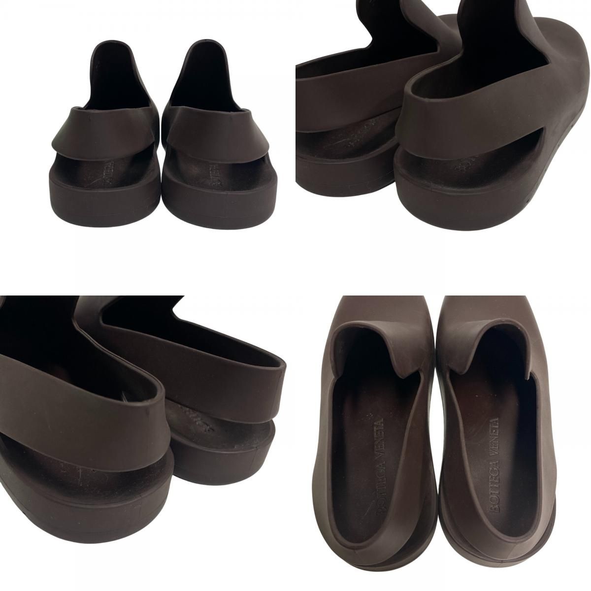 Bottega Veneta Paddle Sandals Brown — view 7