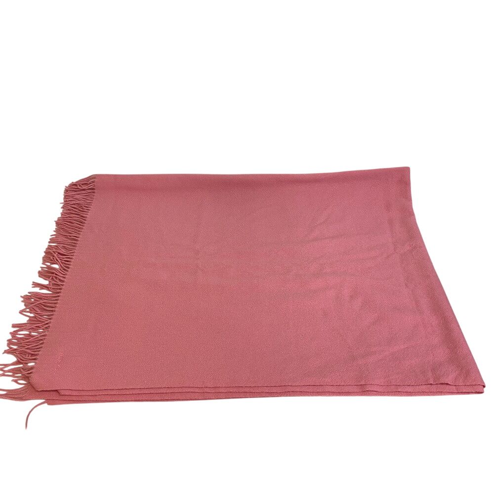 Hermes Large Fringe Muffler Shawl Scarf — view 4