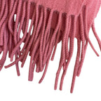 Hermes Large Fringe Muffler Shawl Scarf — view 3