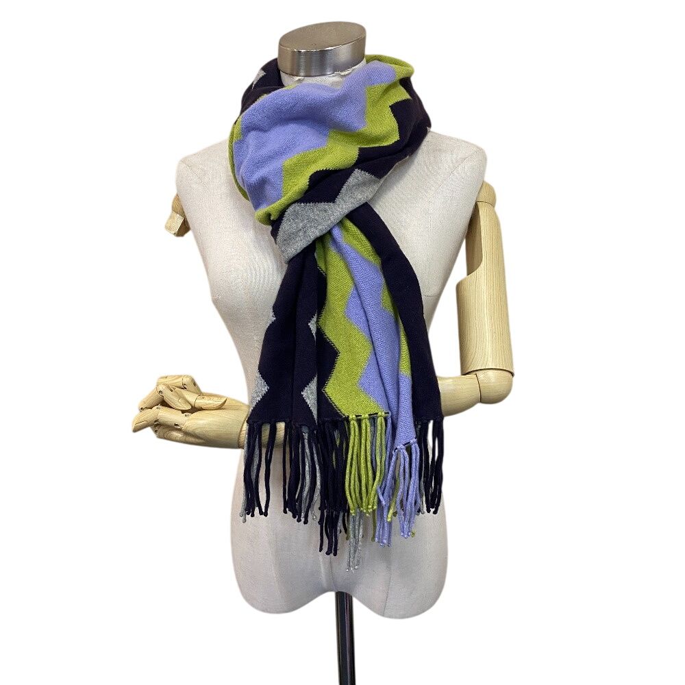 Hermes Geometric Motif Scarf — view 7
