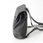 Chanel Leather CC Logo Tortie Shell Turnlock Backpack Black — view 3