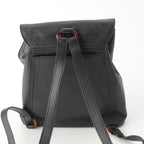 Chanel Leather CC Logo Tortie Shell Turnlock Backpack Black — view 4