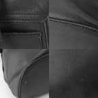 Chanel Leather CC Logo Tortie Shell Turnlock Backpack Black — view 9