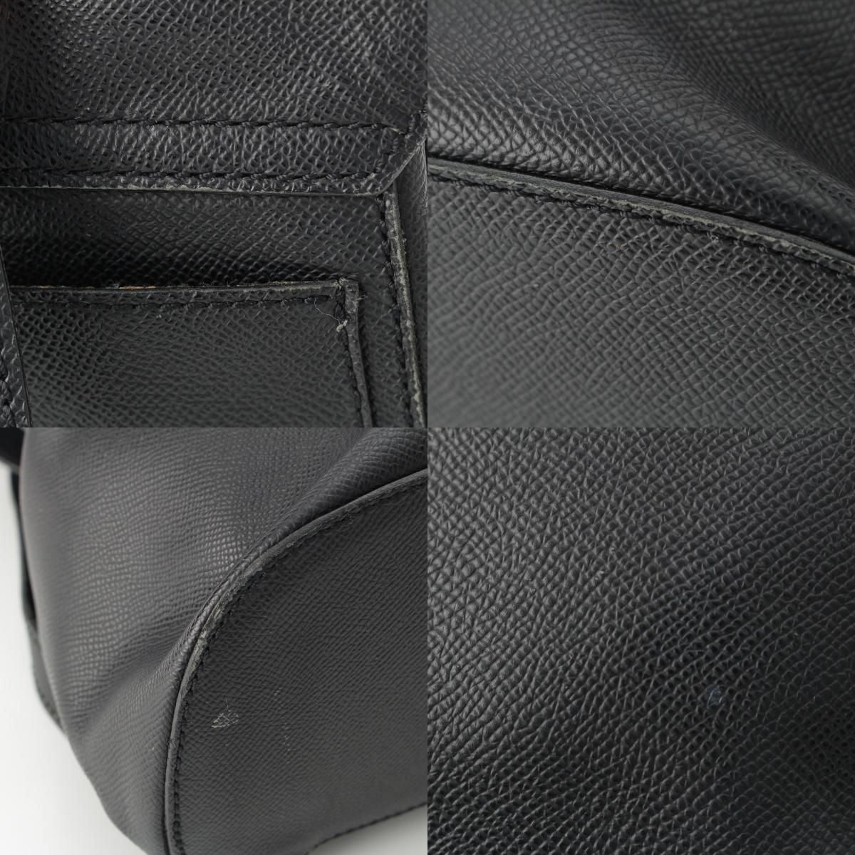 Chanel Leather CC Logo Tortie Shell Turnlock Backpack Black — view 9