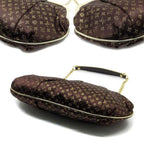 Louis Vuitton Monogram Satin Ommonier Clasp Chain Bag Brown Gold — view 3