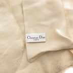 Dior Christian Vintage Trotter Shawl Scarf Square Silk Beige — view 5