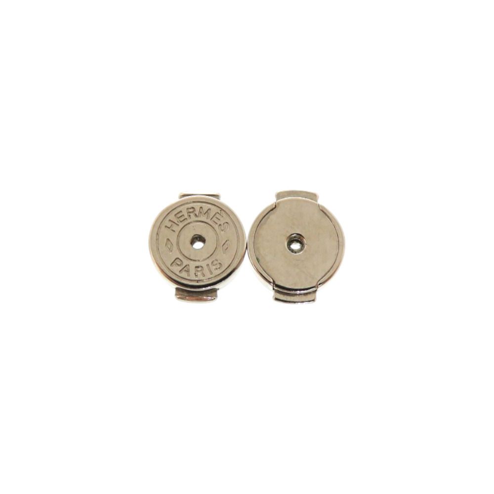 Hermes Isum Buffalo Horn Lacquer Brown Earrings — view 5