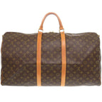 Louis Vuitton Keepall Bandouliere 60 Monogram Boston Bag LV — view 2