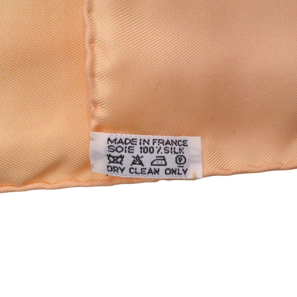 Hermes Carre 90 Friends of the Sea Compagnons de Mer Silk Orange Pastel Purple — view 4