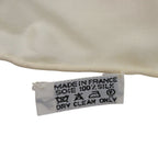 Hermes Carre Triangle Pointe Pointu Vintage Bolduc White Veil Blue Scarf — view 4