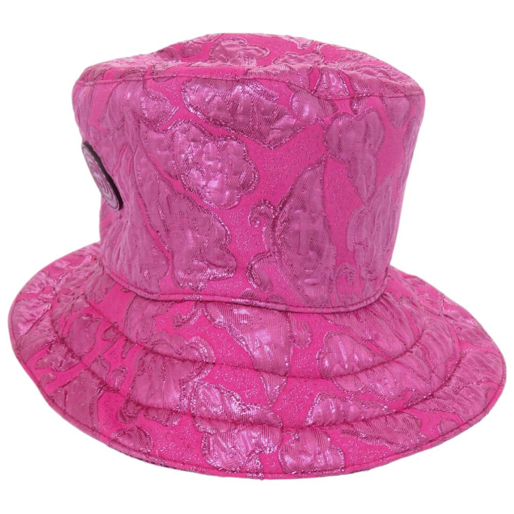 Gucci Metallic Jaca Drivable Bucket Hat Pink — view 4