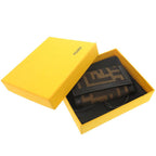 Fendi Zucca Canvas Leather Brown 6 Key Case — view 2
