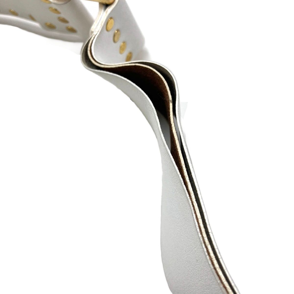 Celine Vintage Botanical Flower Print Shoulder Bag White — view 9