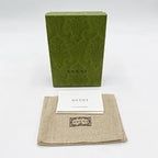 Gucci Wallet Interlocking Black Leather Bifold — view 9