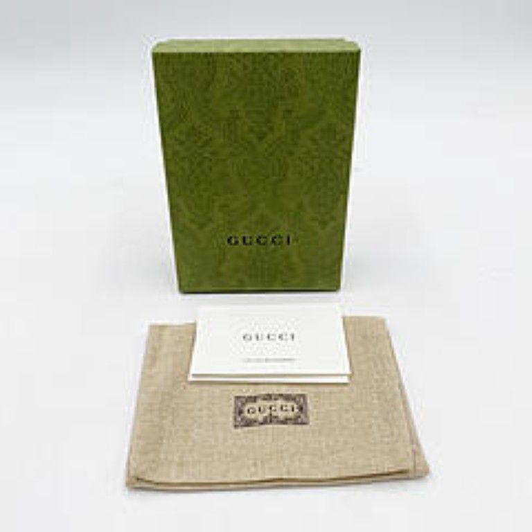 Gucci Wallet Interlocking Black Leather Bifold — view 9