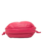 Loewe Anagram Drawstring Chain Shoulder Bag Pink Leather — view 3