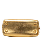 Saint Laurent Baby Duffle 2-Way Shoulder Bag Gold Leather — view 3