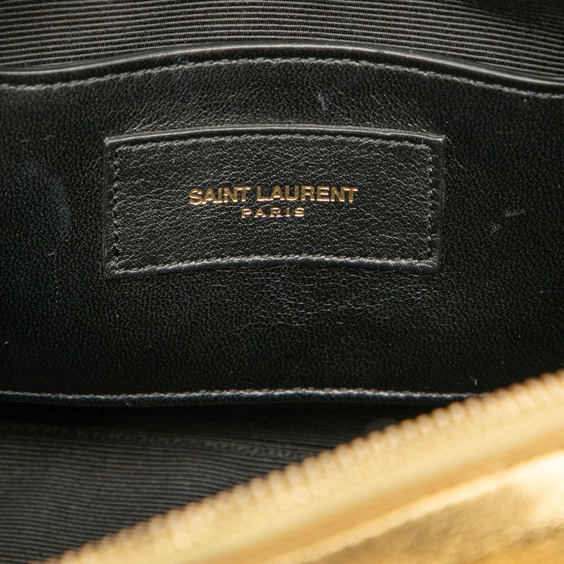 Saint Laurent Baby Duffle 2-Way Shoulder Bag Gold Leather — view 5