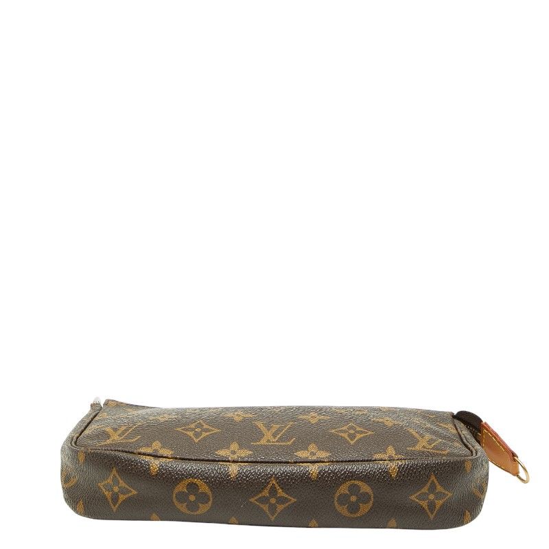 Louis Vuitton Monogram Pochette Brown Leather — view 3