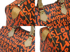 Louis Vuitton Stephen Sprouse Monogram Graffiti Speedy 30 Handbag Orange — view 5