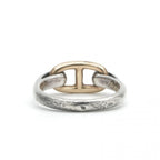 Hermes Chaine D'ancre Ring 750 925 Sterling Silver Gold — view 6