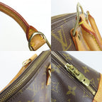 Louis Vuitton Handbag Alma Monogram Leather Brown Classic — view 7