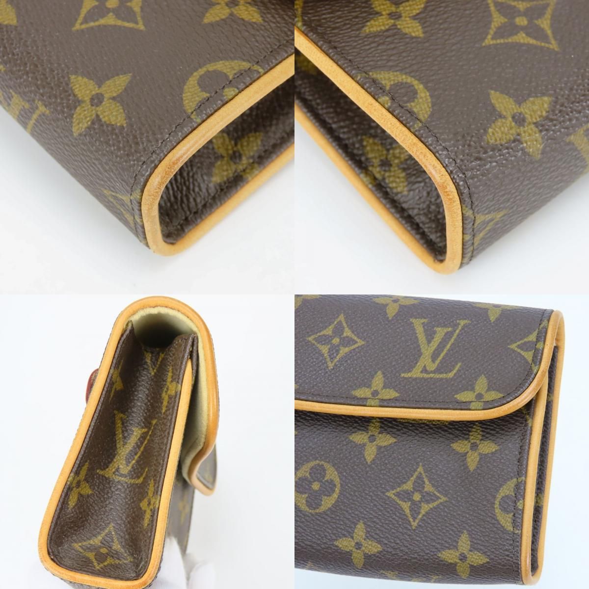 Louis Vuitton Waist Bag Pochette Florantine XS Monogram Leather Brown — view 5
