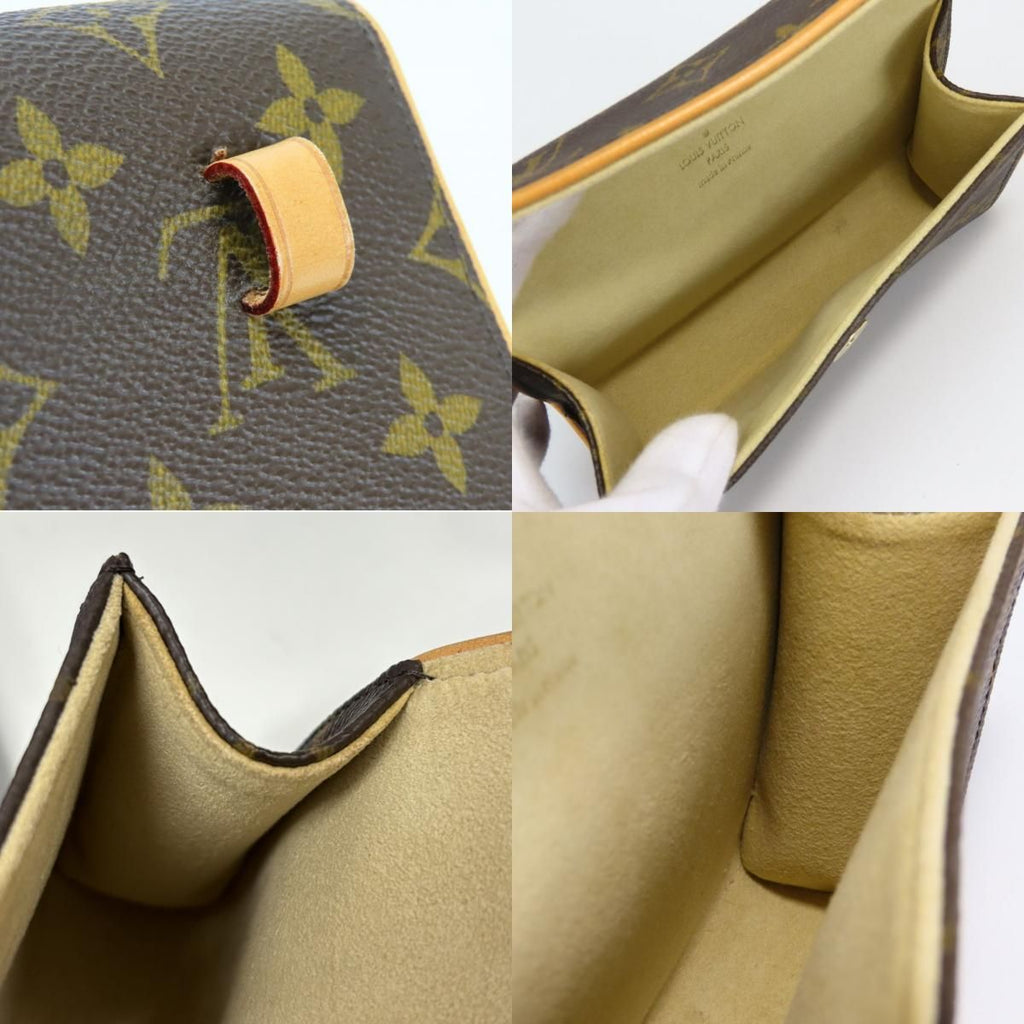 Louis Vuitton Waist Bag Pochette Florantine XS Monogram Leather Brown — view 6