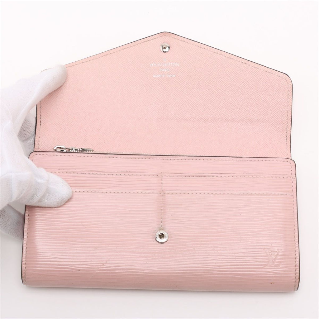 Louis Vuitton Epi Portefeuille Sarah Wallet Pink — view 8