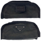 Prada Tessuto Black Silver Nylon Pouch — view 5