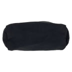 Prada Tessuto Black Silver Nylon Pouch — view 8