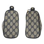 Gucci Vintage Sherry Line Gray GG Supreme Canvas 41 02 017 Clutch Second — view 7