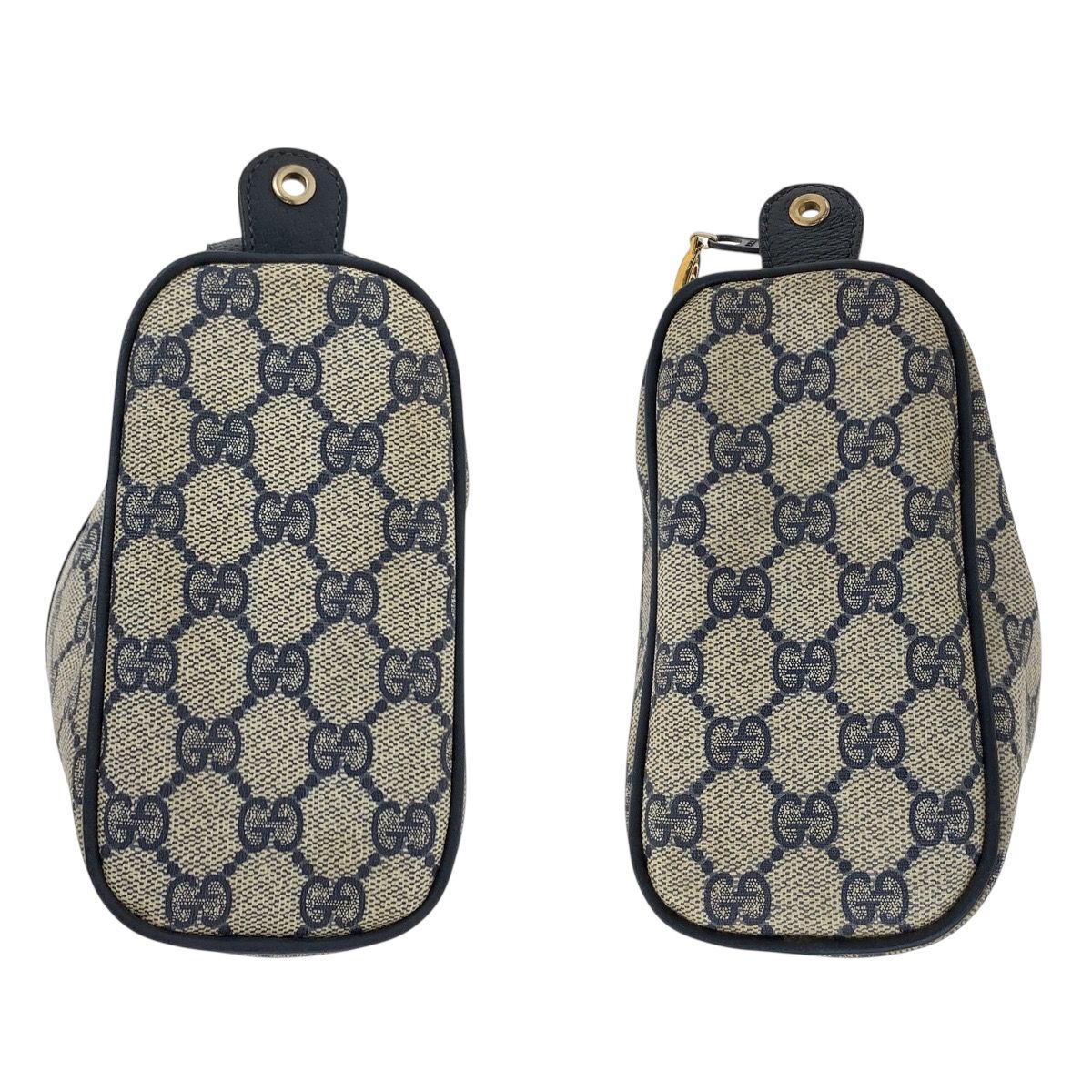 Gucci Vintage Sherry Line Gray GG Supreme Canvas 41 02 017 Clutch Second — view 7