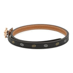 Hermes Belt Gallopin Surmer Black Gold Pink 90 — view 2